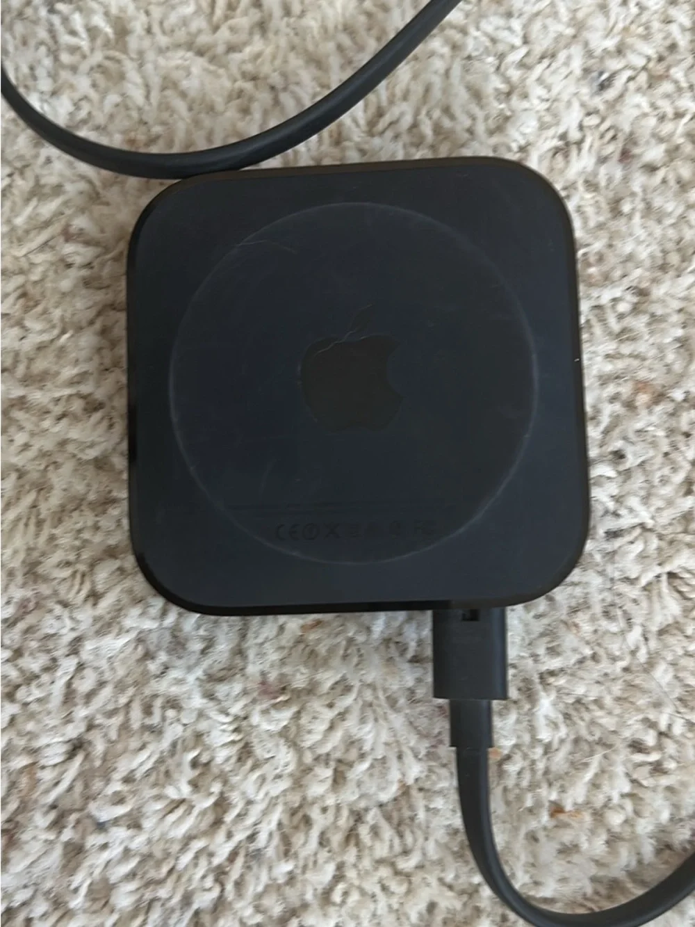 Apple Black TV Streaming Device with Power Cord